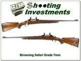Browning Safari Grade 7MM Rem 64 Belgium! - 1 of 4