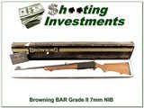 Browning BAR Grade II 70 Belgium 7mm unfired in box! - 1 of 4