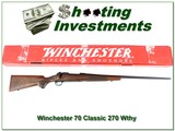 Winchester 70 Classic Sportier 270 Wthy Mag ANIB! - 1 of 4