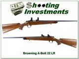 Browning A-bolt 22 LR Exc Cond 2 mags! - 1 of 4