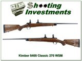 Kimber 8400 Classic 270 WSM XX Wood as new! - 1 of 4