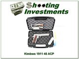 KIMBER 1911 Stainless Rare 6in Longslide 45 ACP ANIB! - 1 of 4
