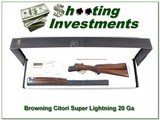 Browning Citori Rare Super Lightning 28in 20 Ga NIB! - 1 of 4