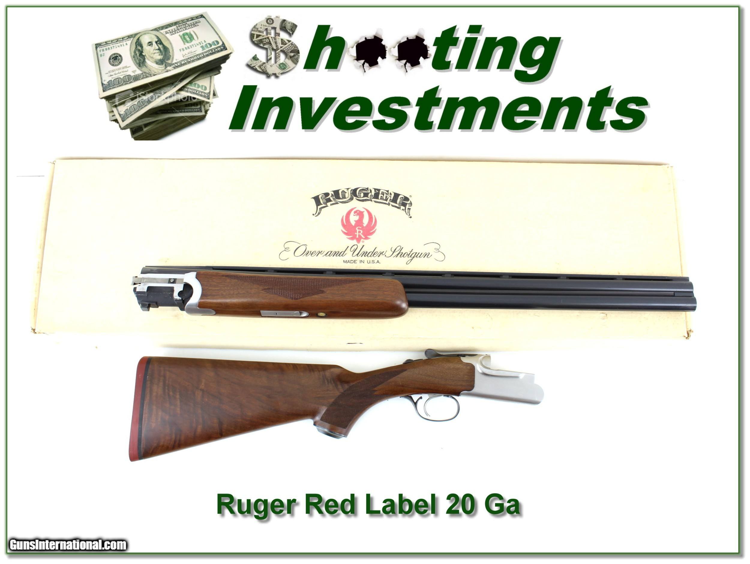 ruger red label 20 gauge price