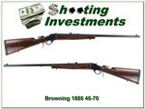 Browning 1885 28in Octagonal 45-70 Exc Cond! - 1 of 4