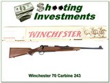 Winchester Model 70 Lightweight Mini Carbine 243 ANIB! - 1 of 4