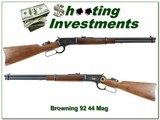 Browning Model 92 Centennial 44 rem mag Exc Cond - 1 of 4