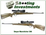 Steyr Mannlicher M 30-06 Green Synthetic 3-9x50 scope - 1 of 4