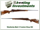 Weatherby Mark V Custom Shop 26in 300 Wthy Mag - 1 of 4