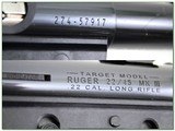 RUGER MK III 22/45 4in Target Bull barrel NIC - 4 of 4