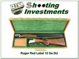 Ruger Red Label Ducks Unlimited 28in 12 Ga in case - 1 of 4