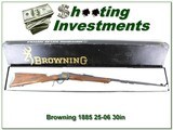 Browning 1885 Wyoming Centennial 30in 25-06 ANIB - 1 of 4