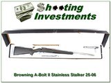 Browning A-Bolt II Stainless Stalker in 25-06 in box! - 1 of 4