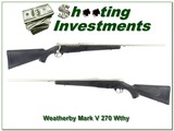 Weatherby Mark V Alaskan 270 Wthy Exc Cond - 1 of 4
