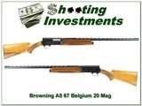 Browning A5 67 Belgium Magnum 20 Ga VR - 1 of 4