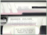 RUGER MARK III 22/45 Light 4in Target threaded barrel ANIB - 4 of 4