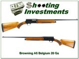 Browning A5 20 Gauge 66 Belgium 26in IC Blond! - 1 of 4