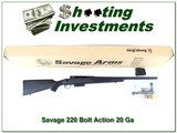 Savage 220 Youth Slug Gun 20 Ga 22In in box - 1 of 4