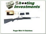 Ruger Mini-14 Stainless Ranch Rifle 223 Rem 5 Magazines - 1 of 4