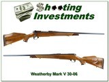 Weatherby Mark V Deluxe 9-Lug 30-06 near new! - 1 of 4