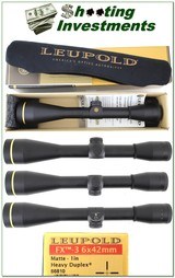 Leupold FX-3 6x42mm ANIB papers and covers - 1 of 1