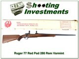 Ruger 77 Red Pad RARE 280 Rem Varmint NIB! - 1 of 4