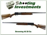 Browning A5 Light 20 Ga RARE 26in VR Skeet barrel - 1 of 4