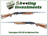 Remington 870 Wingmaster Matched Pair 410 and 28 Gauge - 5 of 8