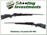 Weatherby Mark V Accumark 257 Wthy 26in near new! - 1 of 4