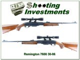 Remington 7600 30-06 nice with scope - 1 of 4