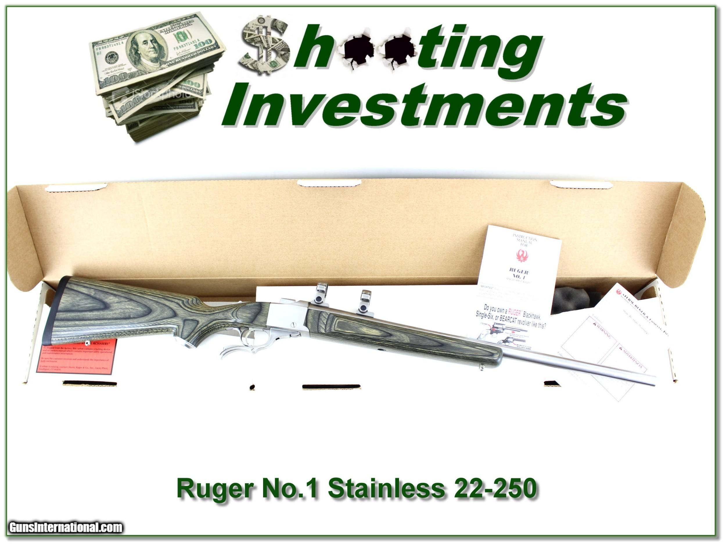 Ruger No 1 Stainless 243 Win New For Sale