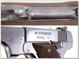 Hi-Standard Model A Target 22LR in box - 4 of 4