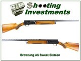 Browning A5 Sweet Sixteen 63 Belgium Blond 26in IC VR - 1 of 4