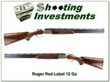 Ruger Red Label 12 Gauge XX Wood Red Pad and tubes - 1 of 4