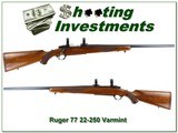 Ruger 77 Red Pad Tang Safety 22-250 Varmint Barrel! - 1 of 4