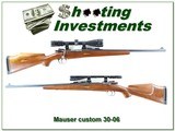 Custom Mauser 30-06 marked LMB with scope - 1 of 4