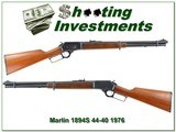 Marlin 1894 44-40 made in 1976 pre-safety! - 1 of 4
