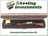 Browning A5 Ducks Unlimited Sweet Sixteen NIC! - 1 of 4