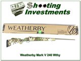 Weatherby Mark V Camilla Subalpine 240 Wthy Mag NIB - 1 of 4