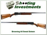 Browning A5 Sweet Sixteen 57 Belgium VR! - 1 of 4