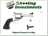 Magnum Research BFR 44 Mag 4 5/8in Stainless as new - 1 of 4