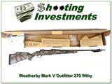 Weatherby Mark V Outfitters 270 Wthy Mag Ultralight! - 1 of 4