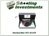 Standard Manufacturing 1911A1 5" Case Colored, Engraved NIB - 1 of 4