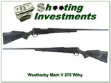 Weatherby Mark V Synthetic 270 Wthy 26in - 1 of 4