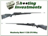 Weatherby Mark V Accumark LH 338-378 28in Accubreak - 1 of 4