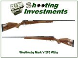 Weatherby Mark V 270 Wthy Magnum 26in - 1 of 4