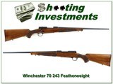 Winchester 70 XTR Featherweight New Haven made 243 Win Exc Cond - 1 of 4