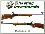 RARE BSA Martini Left Handed Target 22LR - 1 of 4