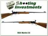 BSA Martini 22 Target rifle 28in barrel
Exc Cond! - 1 of 4