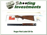 Ruger Red Label 20 Gauge Engraved in box! - 1 of 4